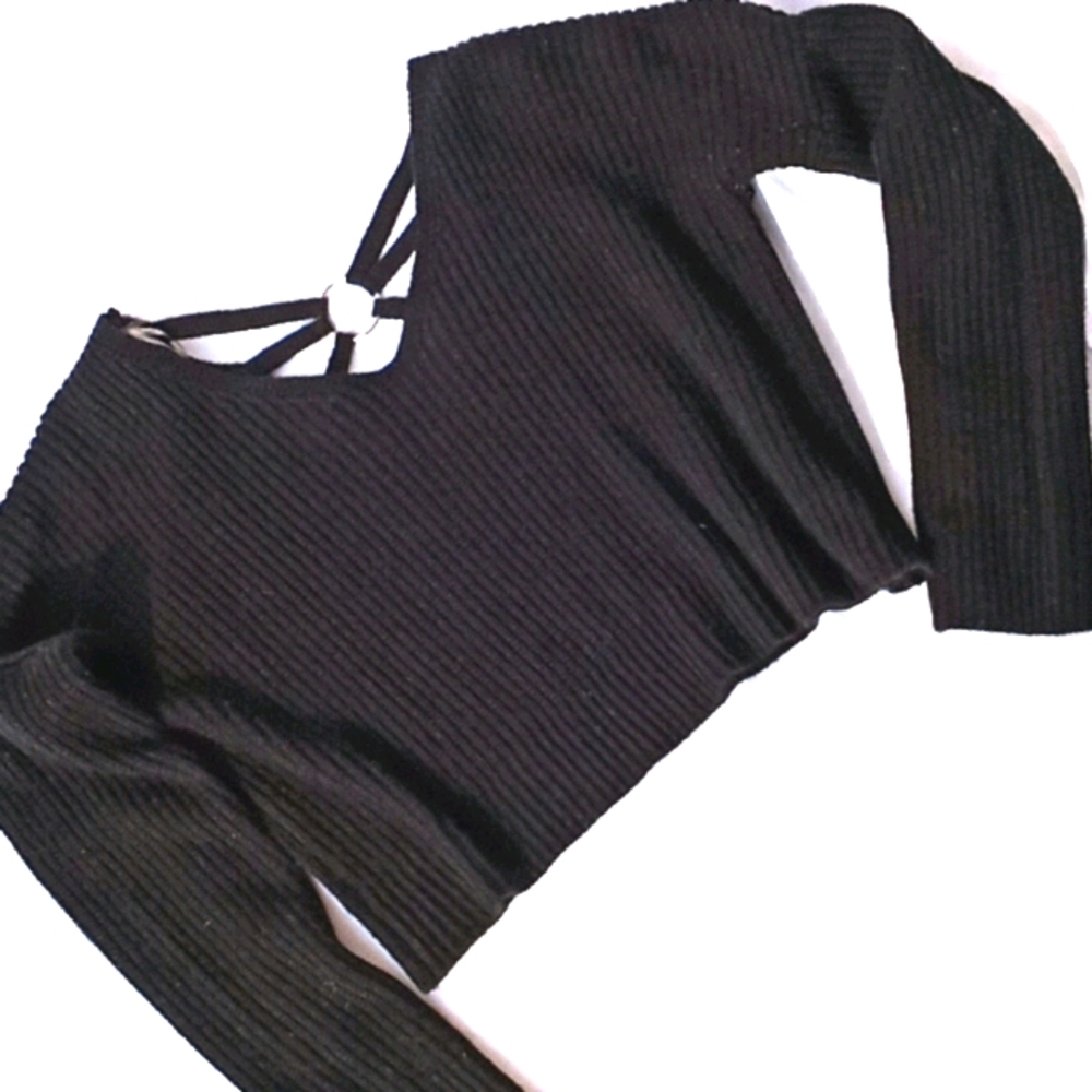 Say What Crop Sweater